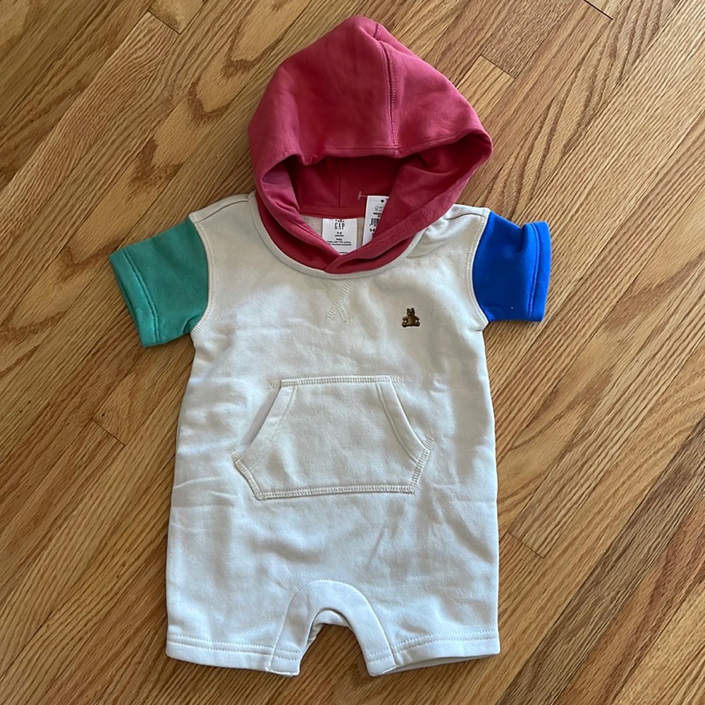 Gap Colorblock Shorty One Piece Romper